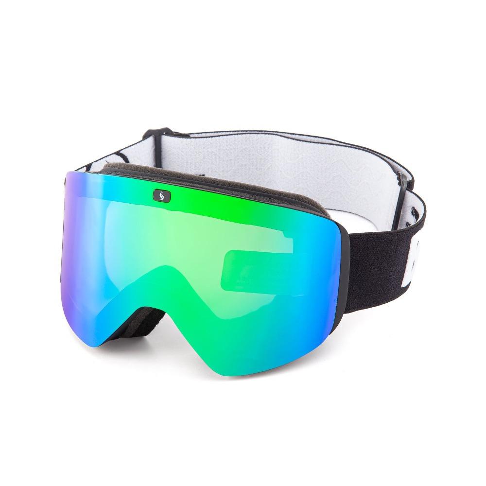 

Adult Electroplated Ski Goggles, Double-layer Anti-fog Cylindrical Magnetic Exchange Sheet Ski Goggles
