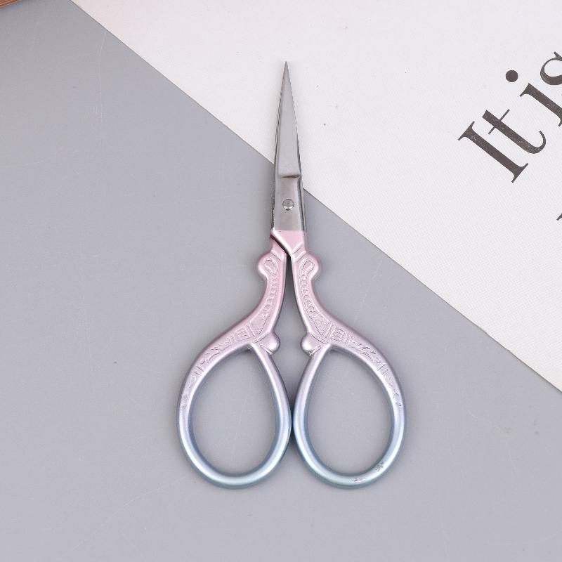 Sharp Embroidery Scissors Sewing Scissors With Leather Scissors Cover For Needlework Craft Sewing Handicraft Diy Tool