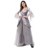 New Halloween Ghost Bride Cosplay Costume Grey Dress
