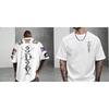 One Piece Anime Skeleton Print Men's T-shirt Summer Short Sleeve Graphic Tee Streetwear Hip Hop Fashion Oversized Y2k Clothes