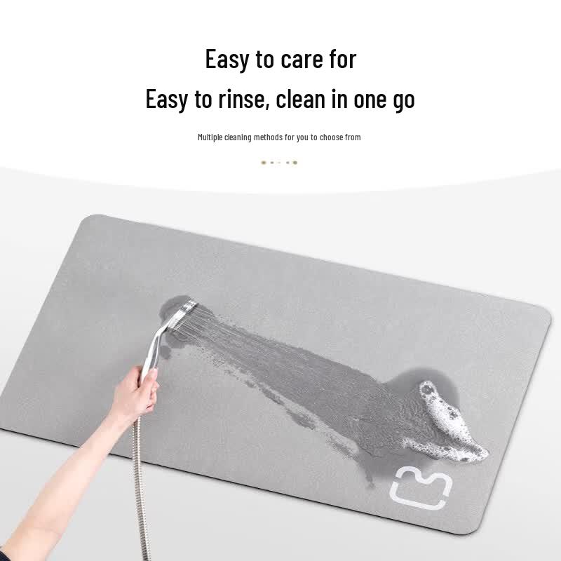 Quick-Drying Diatomaceous Earth Bath Mat