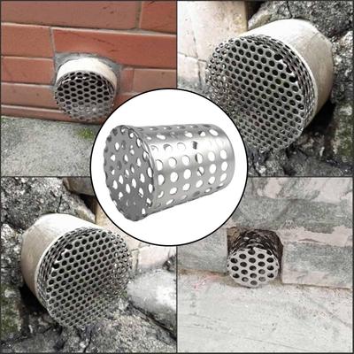 Anti Blocking Floor Drain Plug Cap Drains Cover Stainless Mesh Strainer for Debris Suitable