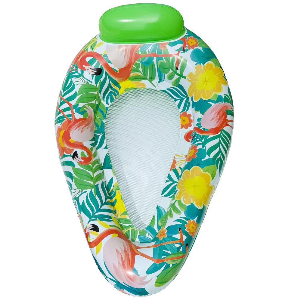 New Style Daisy Stripe Inflatable Pool Float Lounger