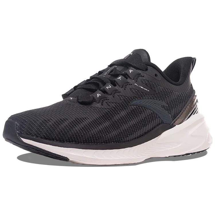 Anta Abrasion Resistant Breathable Low top Running Shoes Women's Black (Unisex) Running Shoes 122125583S 1