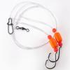 3pack Saltwater Ready Fishing Leader High Strength Anti Corrosions Nylons with Multiple Hook Size