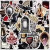 10/30/50pcs Cool Horror Creative Cartoon Stickers Vintage Goth Decals DIY Notebook Suitcase Laptop Guitar Waterproof Sticker Toy