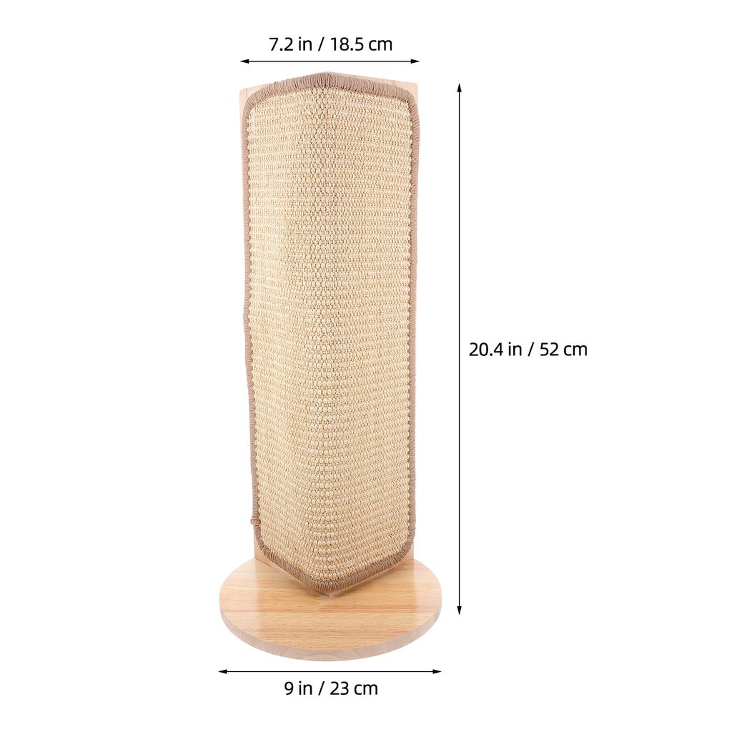 Cat Scratching Board Protective Mat Couch Scratcher Corner Microchip Protector Wooden Sisal