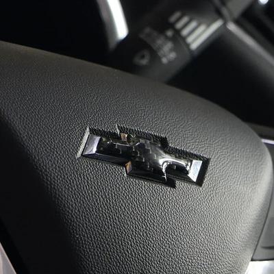 Car Steering Wheel Center Emblem Sticker for Cruze Spark Aveo Sail Orlando Sonic Corvette Orlando Cobalt Malibu Trax