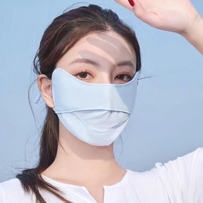 Adjustable Face Cover Breathable Cycling Facemask Summer Suncreen Mask  Women Men