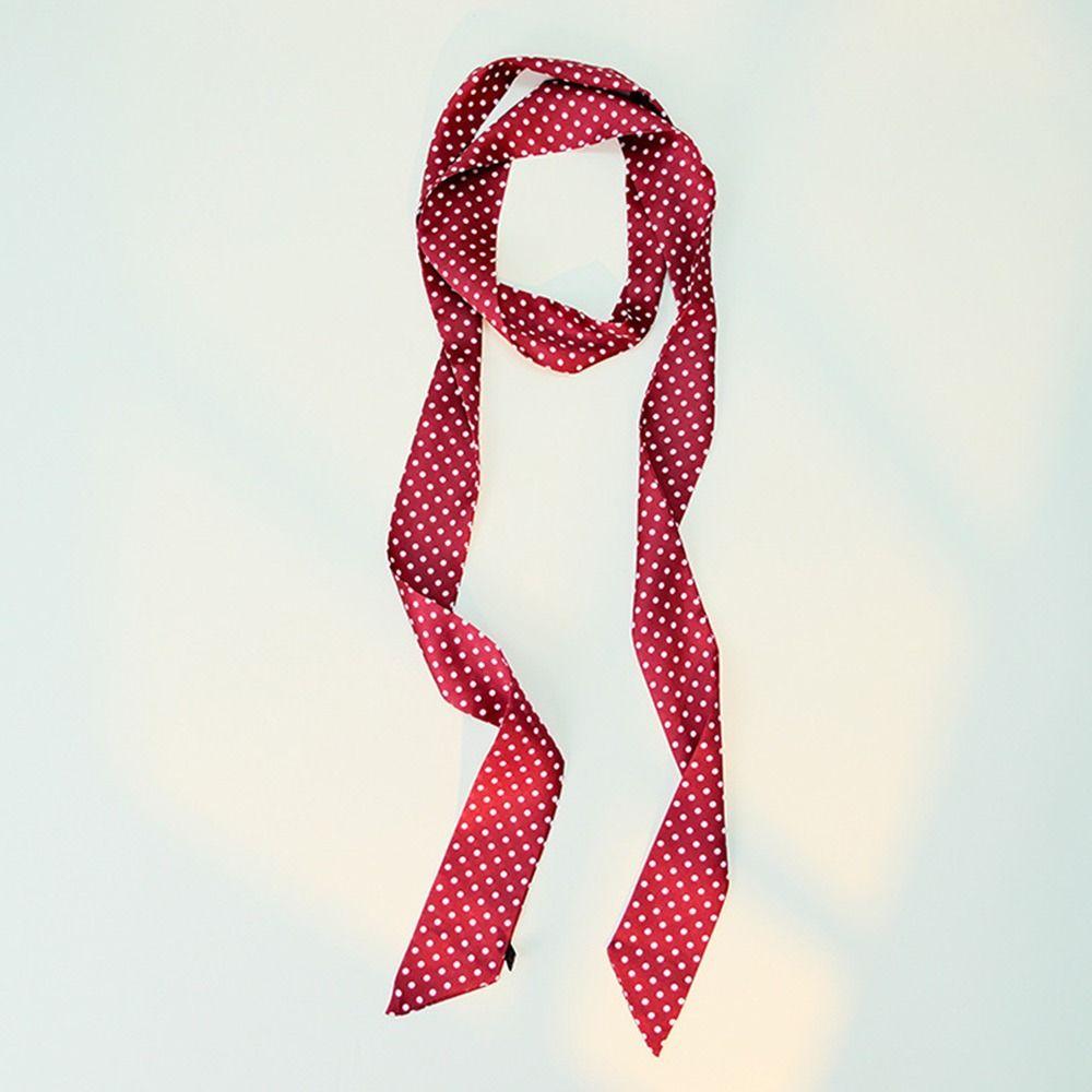 Long Small Scarf Print Flower Head Scarf Spring Summer Headbands  for Women