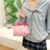 Plush doll children's handbag cute girl bucket bag large capacity plush bag fashion messenger bag