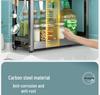 Countertop Kitchen Storage Rack for Spices and Sauces - Organize Oil, Salt, Vinegar, and Soy Sauce