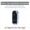5 Buttons TPU Car Key Cove for Kia Seltos Sportage K5 Sorento Cerato KX5 Niro Forte K3 Optima Soul Tellurider Car Key Fob Bag