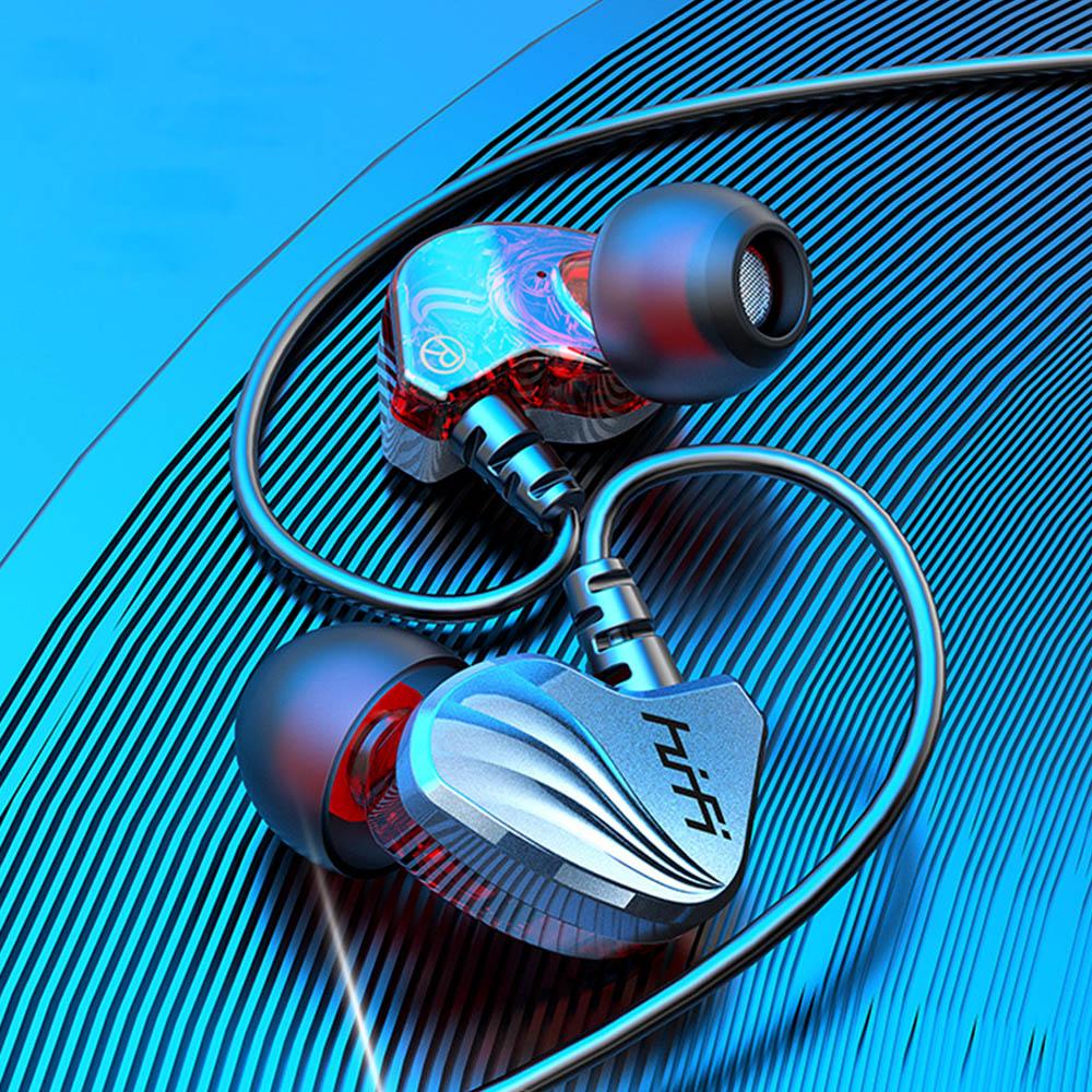 In Ear Headphones Wired Sports Headphones 6D Surround Bass Waterproof Sports Headphones Gaming Headphones Compatible