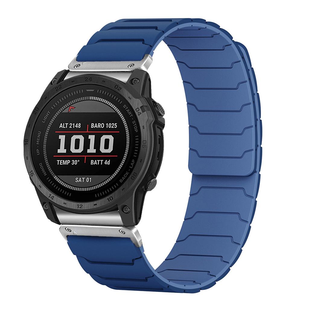 22/26mm Two tone magnetic strap for Garmin Fenix 8 7 7X PRO 6X 3 3hr 6x PRO silicone band for garmin watch smartwatch bracelet