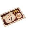 Thickened Cartoon Cashmere Foot Mat Bathroom Floor Mat Toilet Absorbent Non-slip Mat Washroom Wear and Dirty Floor Mat