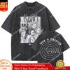 Washed Vintage Rock Band Korn Sick & Twisted Tour 2000 Tshirts Male Alternative Nu Metal Music T-shirt  Oversized T Shirts