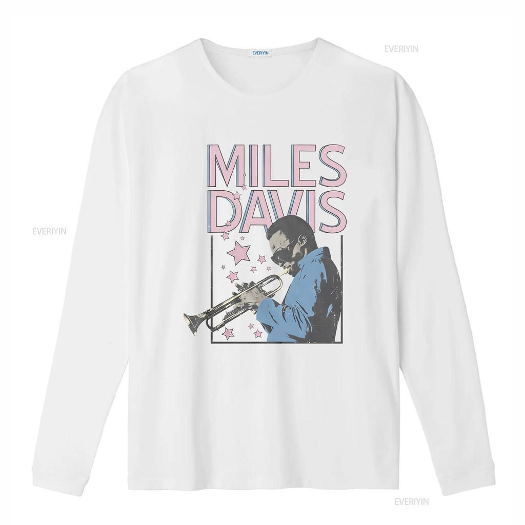 Vintage Retro Miles Davis Jazz Trumpet Musician Print Casual T Shirt vintage Washed Breathable Comfortable streetwear Stretched