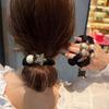 High-end Water Diamond Pearl Hair Tie  Dongdaemun Hair Band High-elasticity Rubber Band Ponytail Hair Band New Head Accessories