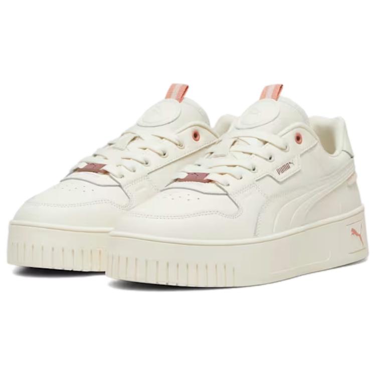 New PUMA Carina Street Low Top Skateboard Shoes Women's Ivory White 397487-03