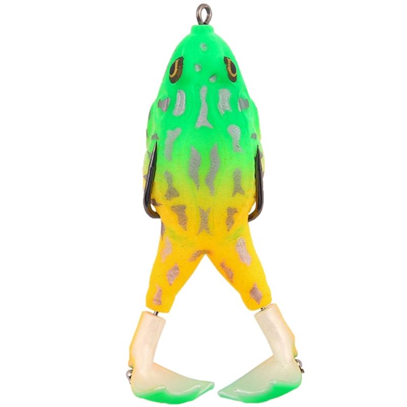 Fishing Baits Frogs Topwater Swimming Lures Realistic Frogs Lures Soft Baits Fishing Lures for Freshwater Saltwater