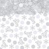 380 Pcs Winter Wonderland Baby Shower Snowflake Confetti, Toddler Its Cold Outside Paper Table Confetti Baby Shower Decorations for