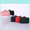 Small Square Evening Bag With Velvet Fabric And Cording Lining For Cocktail Parties