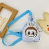 1Pcs  Children'S Cartoon Labubu Chest Bag Large Capacity Backpack Waterproof Kawaii Brown Monster Kids Cute Shouder Bag
