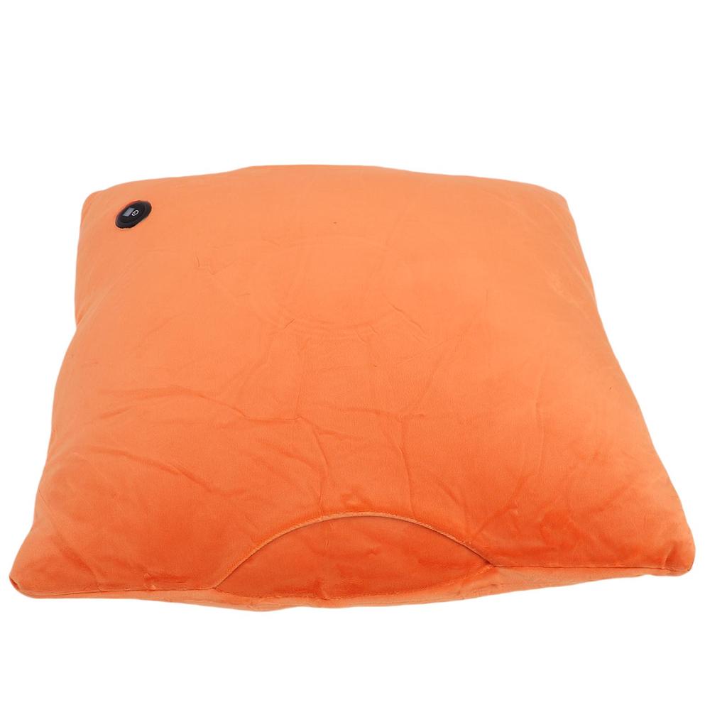 Heated Throw Pillow Quick Heating 3 Temperature Settings Soft 7D Cotton Lining Electric Heating Pillow with Overheating Guard