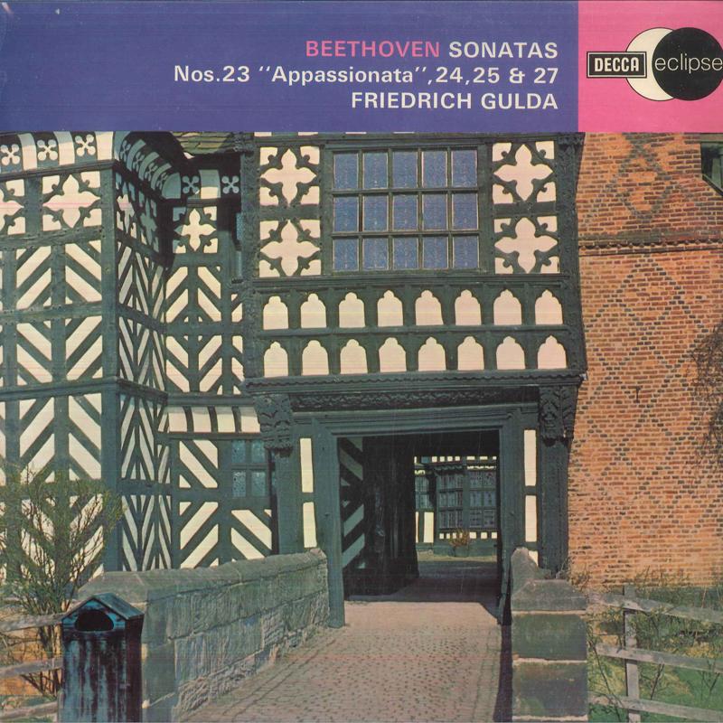 LP Record FRIEDRICH GULDA - Beethoven, Sonatas Nos. 23 Appassio ECS721 DECCA 1974 UK Classical Used