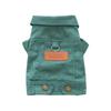 Jaqueta jeans com tração para cão outono animal de estimação cão pequeno Teddy Schnauzer do que o urso Pomeranian gato roupas outono e inverno