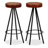 Day and Night - Day and Night Kitchen Bar Stools 2 Units Genuine Leather