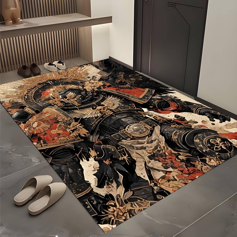 Warhammer 40K Space Marine Floor Mat Printed Large Carpets Room And Bedroom Carpets Bathroom Anti Slip Door Mats Small Carpets
