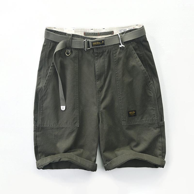 

Мужские повседневные шорты цвета хаки T120 широкого кроя 36 серый