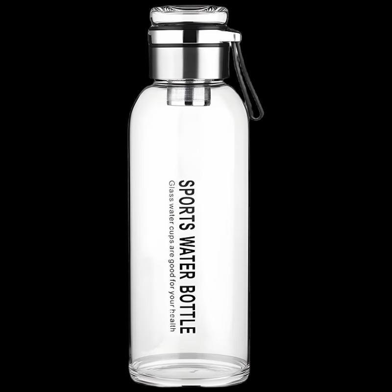 Qitai Outdoor Portable High Borosilicate Tea Separation Glass Cup