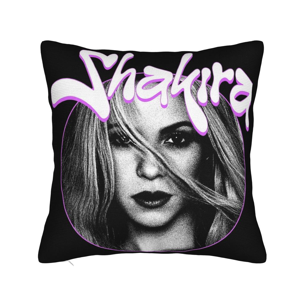 Singer Shakira Pillowcase Printing Fabric Cushion Cover Decor Throw Pillow Case Cover Home 45X45Cm