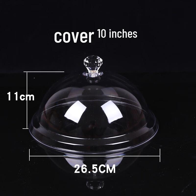 Набор прозрачных пластиковых крышек для пищевых тарелок Youde 10 дюймов