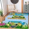 Biene Maja Customized Name Floor Rug Office Rug Perfect for Outdoor Decorate room Foyer Game Room Antislip Carpet Office home decor