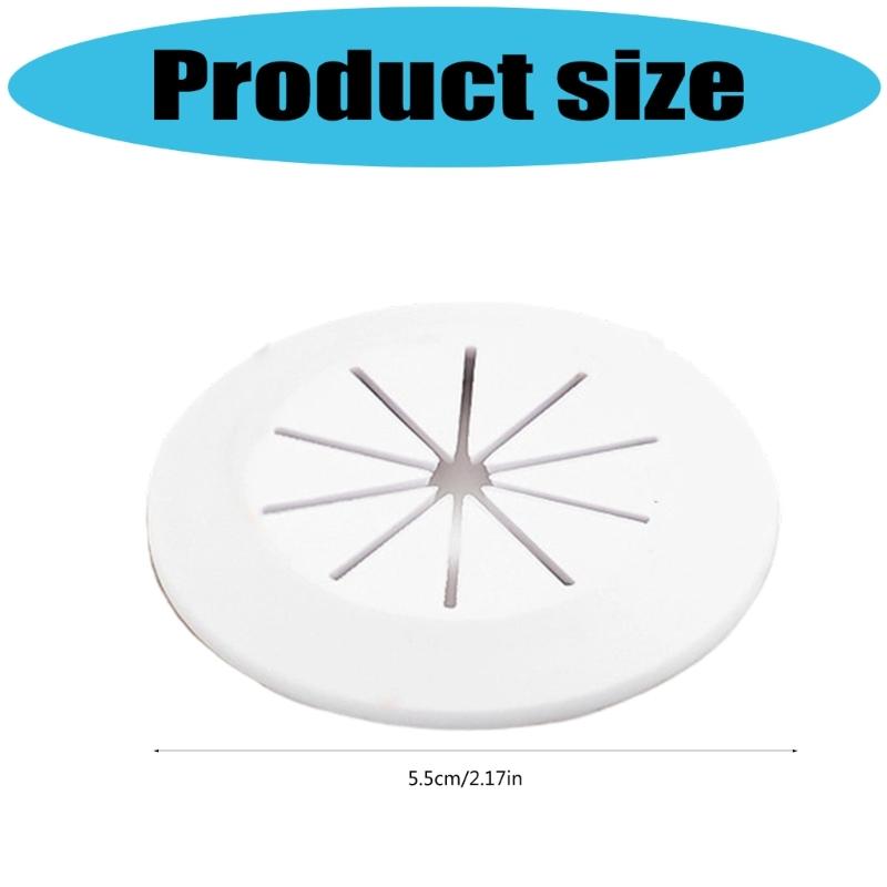 4PCS Adhesive Cable Management Covers Desk Wire Hole Protectors Simple Installs for Cabinet Tabletops Cord Organizers