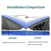 A28G-2X Rear Side Window Quarter Louver Cover For KIA K5