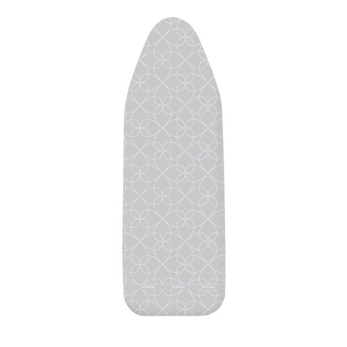 Wenko housse de planche à repasser Basic Pro 128 x 44 cm coton gris/blanc