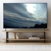 Iris Ohyama Spepa TV Stand Lowboard Stylish Nordic Slim Storage AV Board HAB-1200 Natural/Black [HIROBIRO Series]