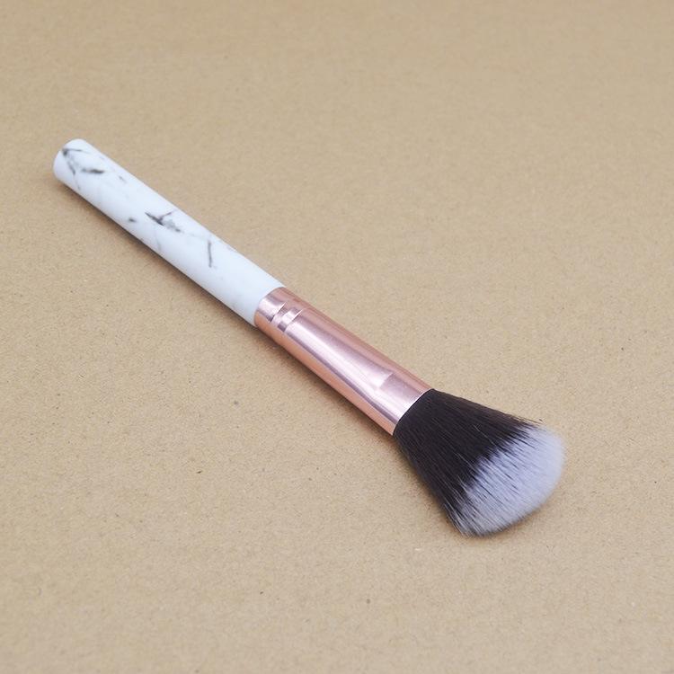 Marble Pattern Makeup Brush: Blush, Powder, Highlighter, Dusting - In Stock