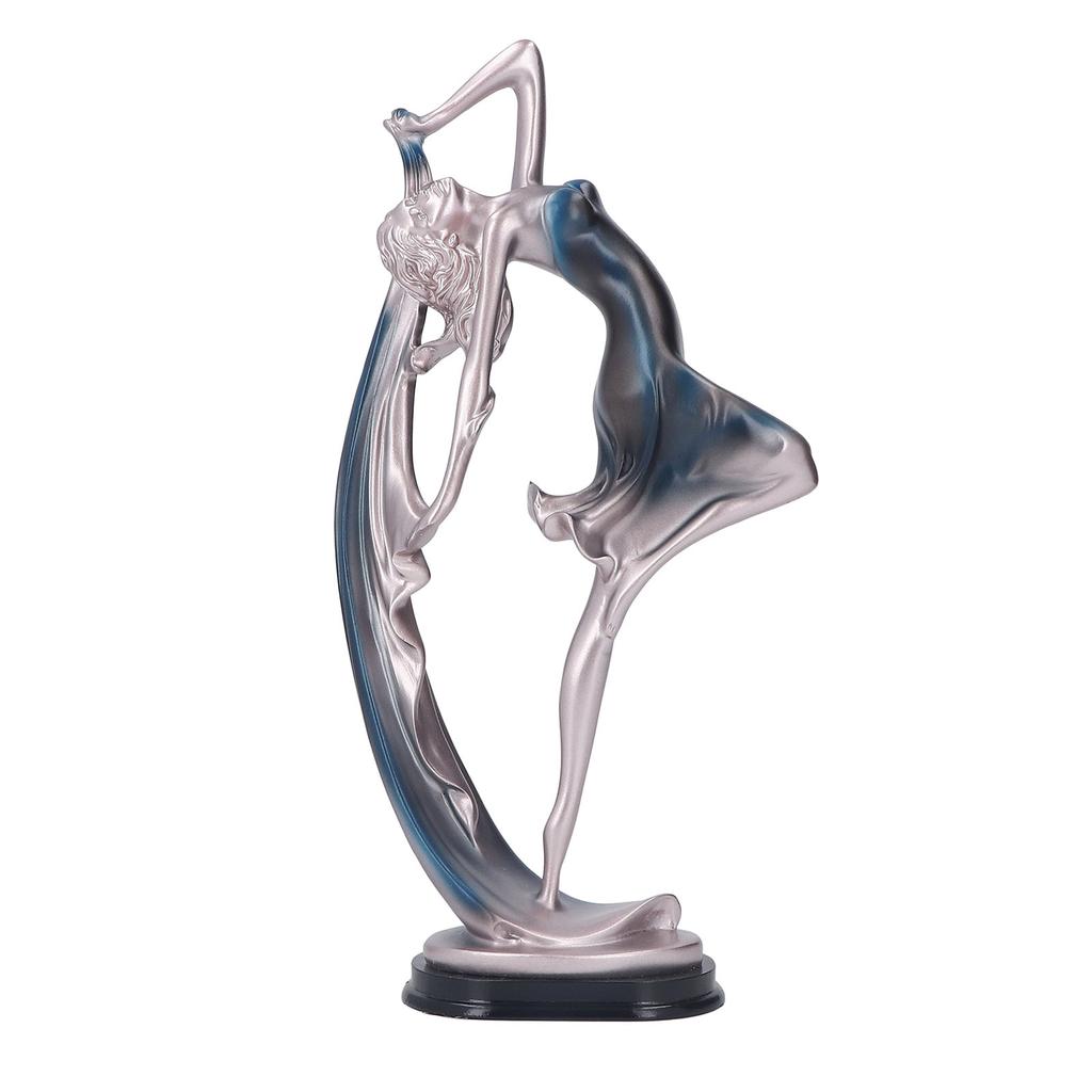 Tanzendes Mädchen Statue Elegante Ballerina Mädchen Handwerksstatue Heimdekoration für Wohnzimmer Schlafzimmer Weinschrank Schreibtisch Fernseher