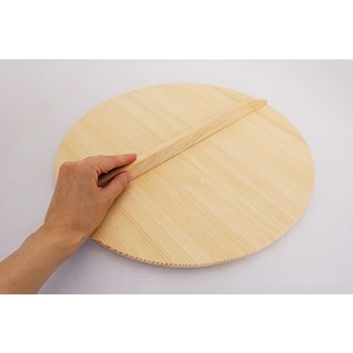 Ichihara Woodworking Wooden Lid, Natural Wood, 36cm, 10013