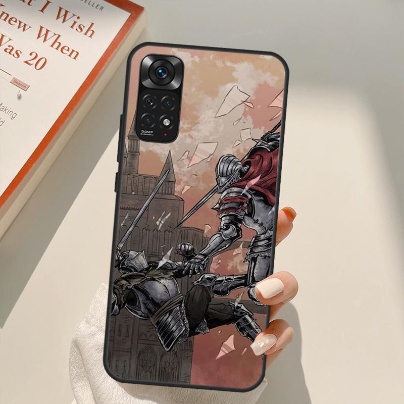 Husa Praise the Sun Dark Souls pentru Xiaomi Redmi Note 11 10 9 8 Pro Note 11S 10S 9S 8T K50 K40 9A 9C 10A 10C