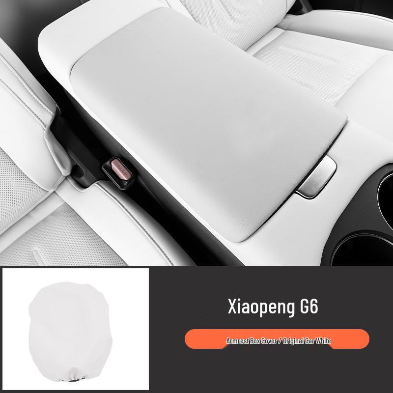 Xiaopeng G6 Armrest Box Leather Cover - Interior Decoration Accessory