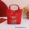 Get Rich Canvas Tote: Chic Bridesmaid, Candy, Wedding Gift Bag with Luxurious Feel