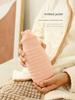 Original Silicone Hot Water Bottle with Plush Cover for Home Use, Thermal Insulation Water-Filled Bag, Hand Warmer, Mini Hot Water Bottle for Students