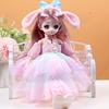 Deluxe Fashion Princess Doll with 22 Joints Glittering Eyes Long Hair 12